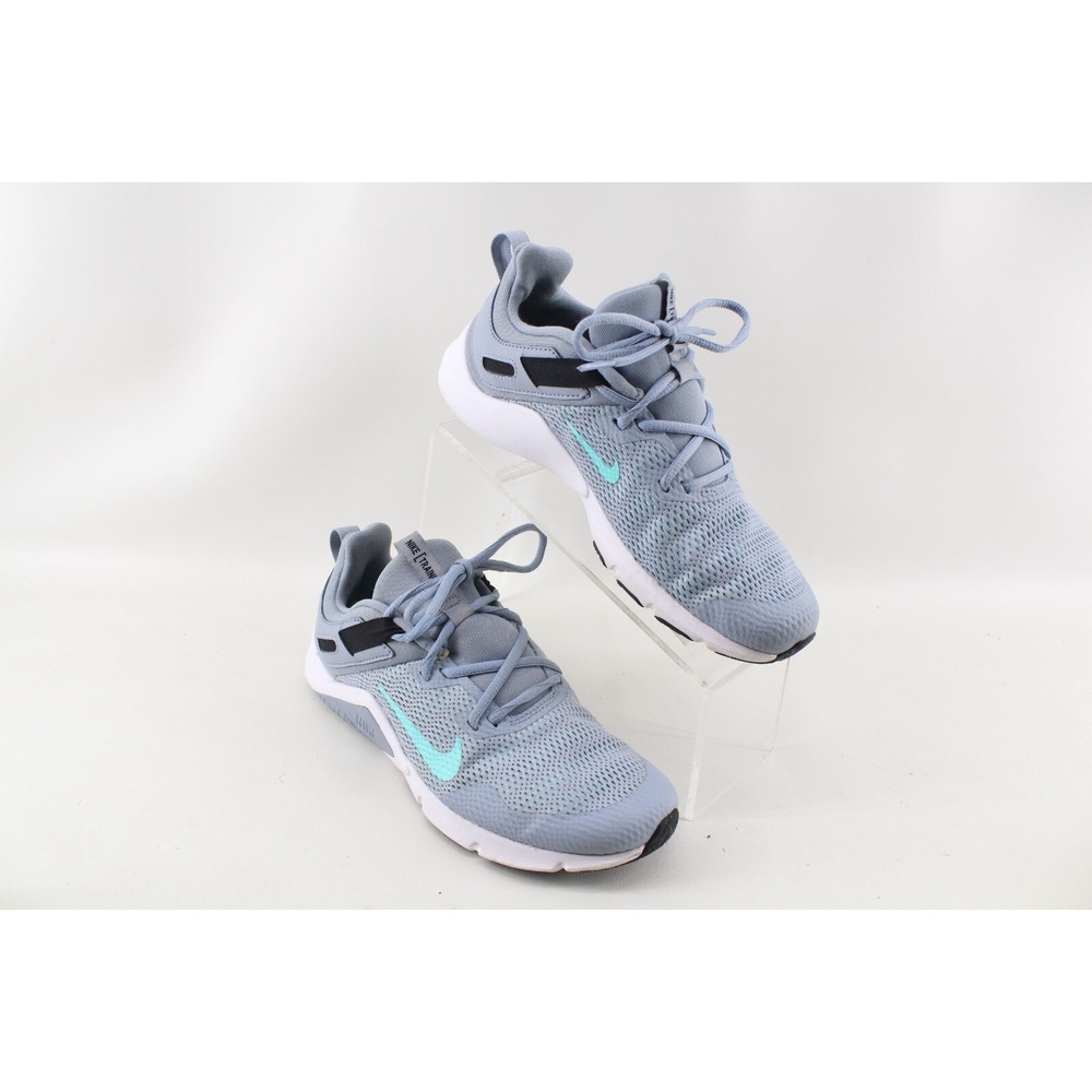 Nike Legend Essential Womens Training Shoes CD0212-401‎ Gray Turquoise Size 8.5